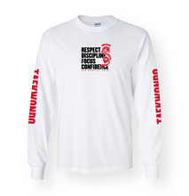 Load image into Gallery viewer, Action Unisex LS Tee in White