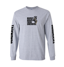 Load image into Gallery viewer, Action Unisex LS Tee in Grey Htr