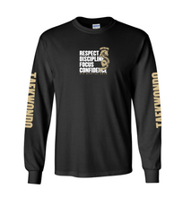 Load image into Gallery viewer, Action Unisex LS Tee in Black