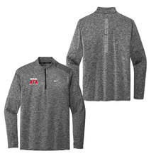 Load image into Gallery viewer, SMA Stack 1/2 Zip Pullover in Black Htr by Nike