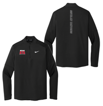 Load image into Gallery viewer, SMA Stack 1/2 Zip Pullover in Black by Nike