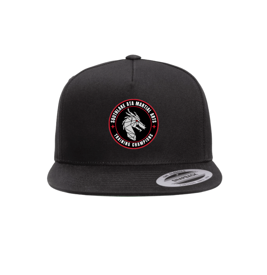 Training Champions Snapback Hat in Black
