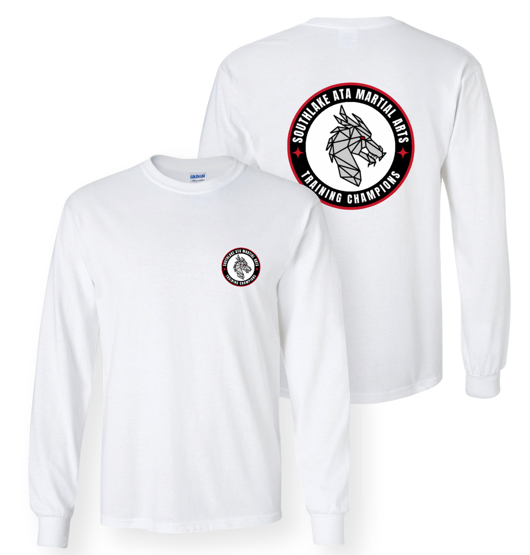 Training Champions Unisex LS Tee in White
