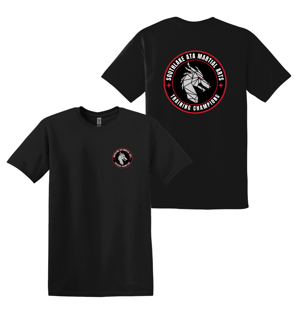 Training Champions Unisex SS Tee in Black