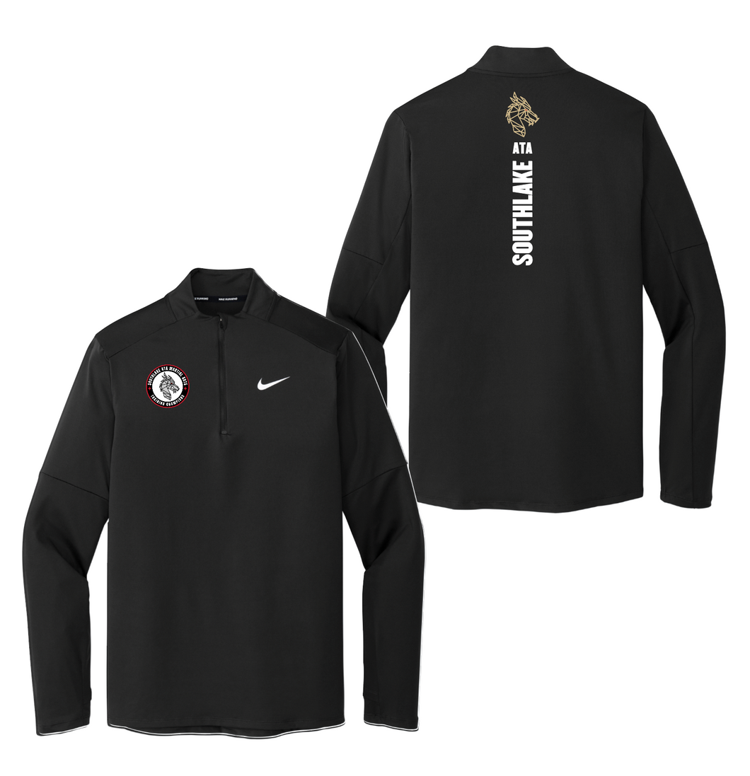 Training Champions 1/2 Zip Pullover in Black by Nike