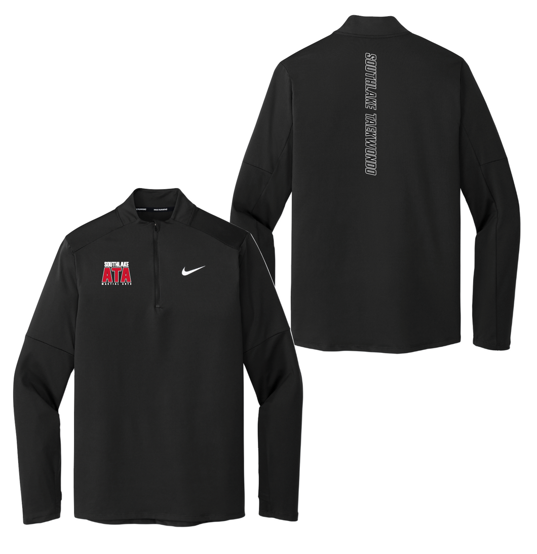SMA Stack 1/2 Zip Pullover in Black by Nike