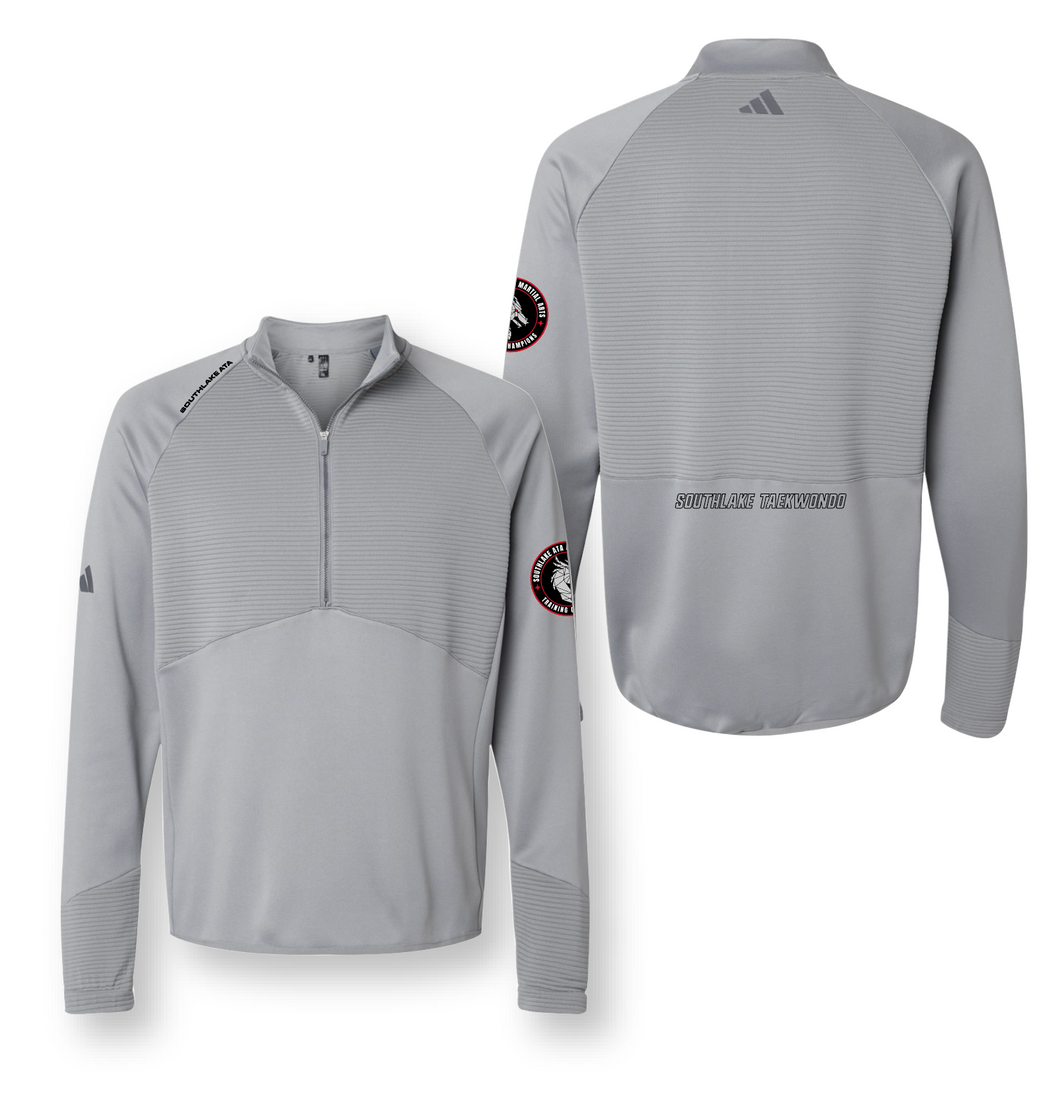 Storm Spacer 1/2 Zip Pullover in Lt Grey by adidas