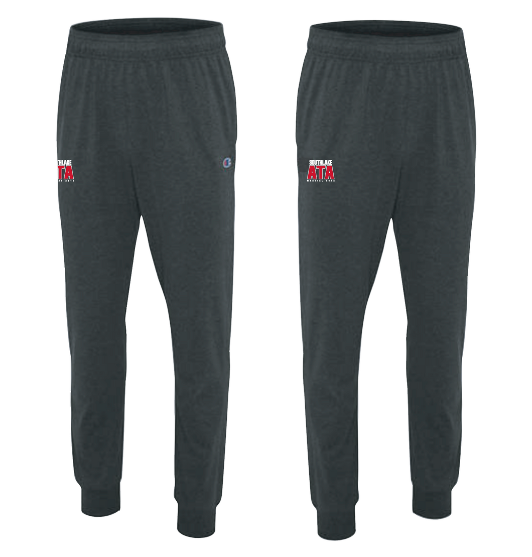 SMA Stack Fleece Jogger in Black by Champion