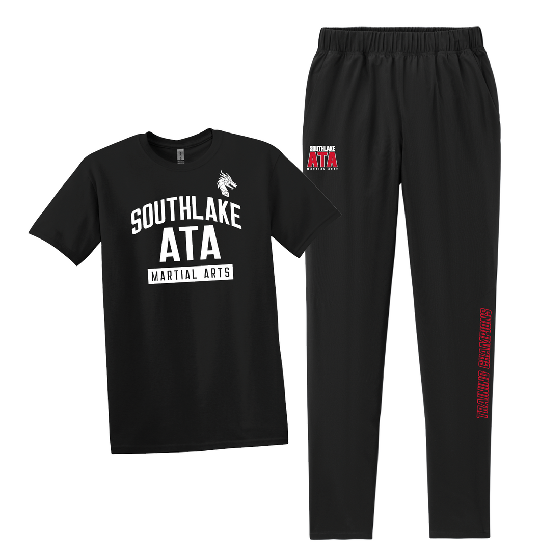 Lockdown ELITE BUNDLE : Tee + SMA Stack Elite Pants in Black