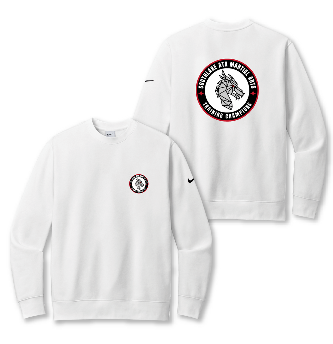 Training Champions Crew Sweatshirt in White by Nike