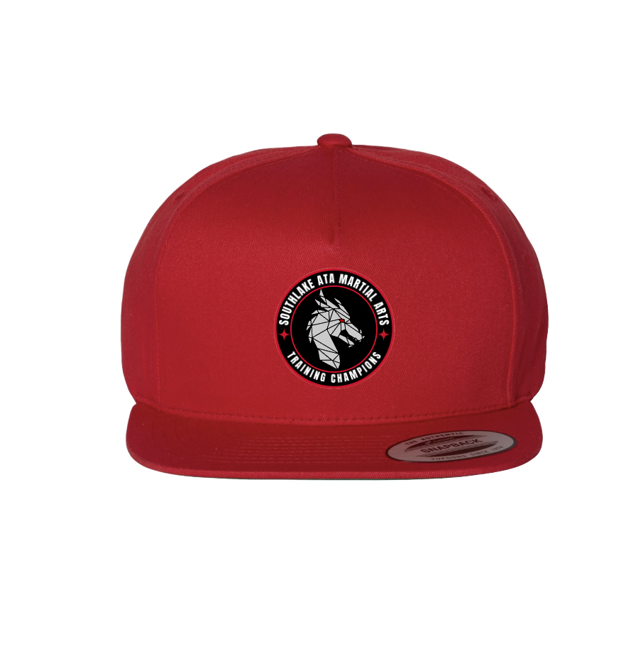 Training Champions Snapback Hat in Red