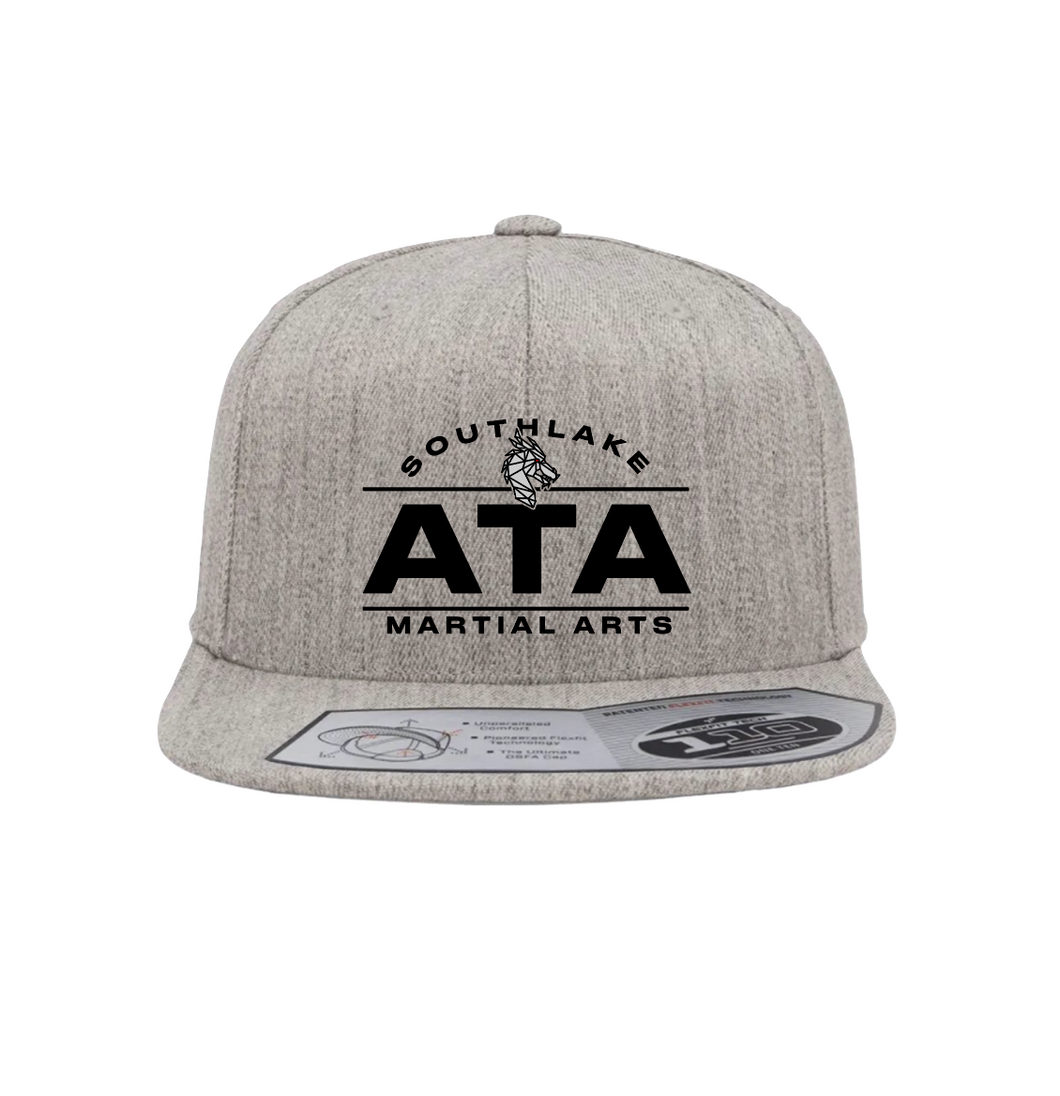 Sequence Snapback Hat in Grey Htr