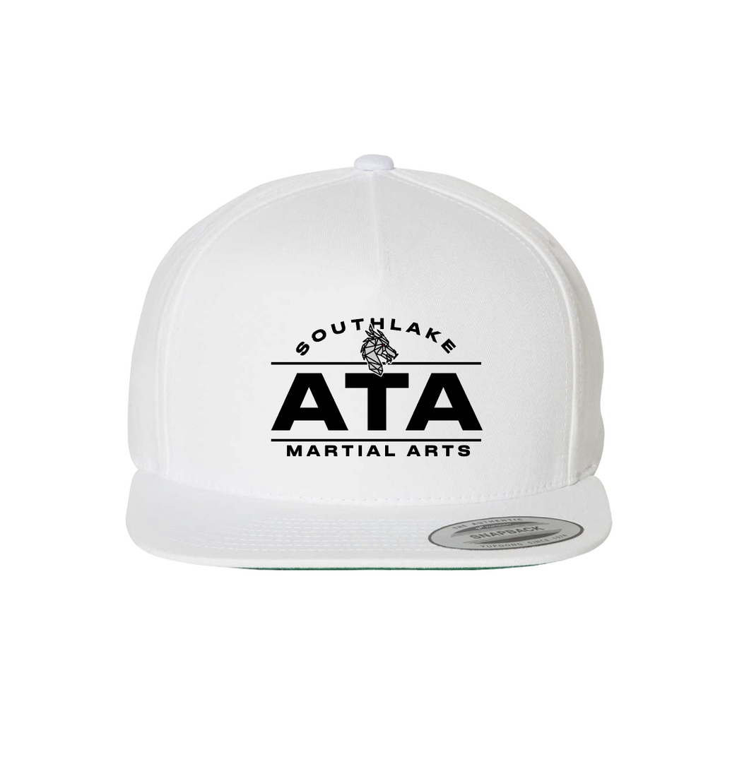 Sequence Snapback Hat in White