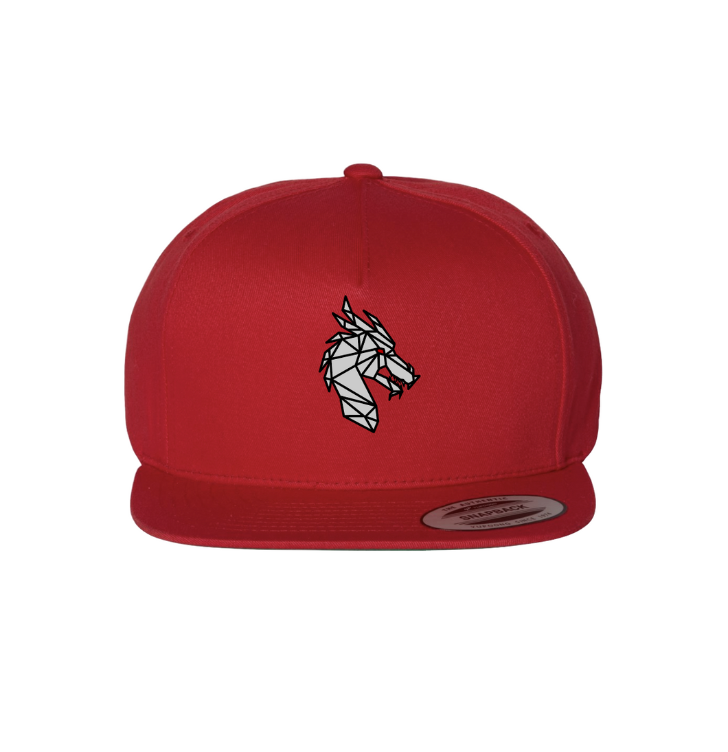 Prizm Strong Snapback Hat in Red