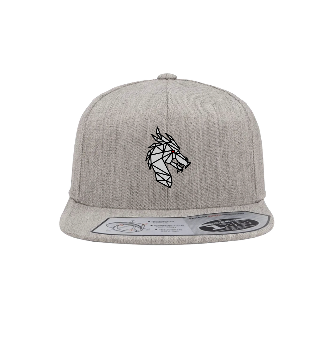 Prizm Strong Snapback Hat in Grey Htr
