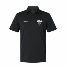 Load image into Gallery viewer, SMA Owner Unisex DriFit Polo in Black by Antigua
